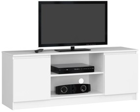 TV stolík Tonon 140 cm biely