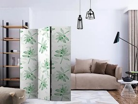 Paraván - Watercolour Branches [Room Dividers] Veľkosť: 135x172, Verzia: Obojstranný