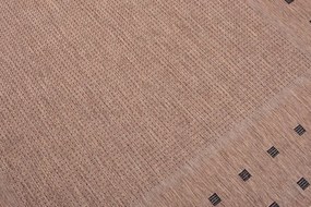 Koberec Floorlux 20329 Coffee / čierny