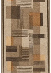Koberce Breno Behúň LISTRA 48, šíře role 100 cm, hnedá, viacfarebná
