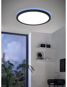 Eglo 900091 - LED RGBW Stmievateľné stropné svietidlo ROVITO-Z LED/14,6W/230V čierna