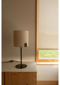 FARO 20054 - Stolná lampa NILA 1xE27/15W/230V krémová/čierna