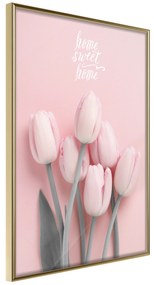 Artgeist Plagát - Six Tulips [Poster] Veľkosť: 20x30, Verzia: Zlatý rám