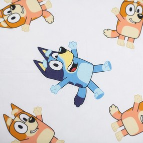 Jerry Fabrics Bavlnené napínacie prestieradlo 90x200 + 25 cm - Bluey 061