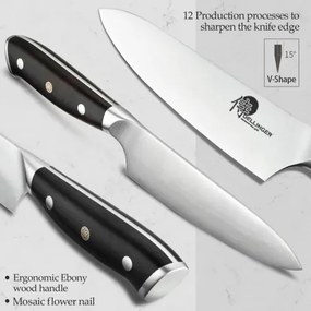 nůž Santoku 5" (130mm) Dellinger German Samurai