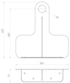 Sapho Sapho, TETRIS držiak umývadla, stojanová batéria, čierna matná, TZ429