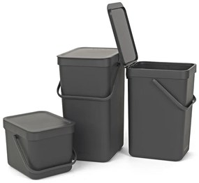 Brabantia Kôš Sort & Go 12L Šedá