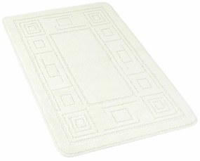 Kvalitex Kúpeľňová predložka Ornament smotanová, 60 x 100 cm