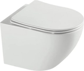 Hydroland Závesná WC misa so SoftClose sedadlom Karat Tornado, biela
