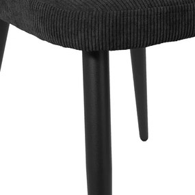 Jedálenská stolička KROSBY čierna