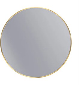 Erga Round, okrúhle zrkadlo 70cm, zlatý rám, ERG-V01-ROUND-7070-GD