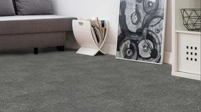 Lano, Metrážny koberec Sense 832, na mieru, šíře 4m,5m, hnedá, ab (mriežka), chodba / predsieň