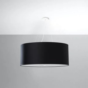 Sollux SL.0790 - Luster na lanku OTTO 6xE27/60W/230V pr. 70 cm čierna