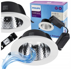 PHILIPS LED bodové svetlo okrúhle zapustené - 24W - 2400lm - 4000K - čierne