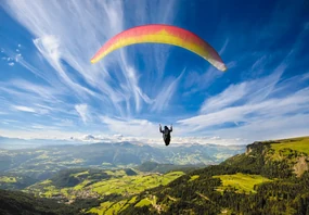 Fototapeta - Paragliding (147x102 cm)