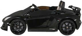 Lamborghini SVJ DRIFT pre 2 deti Black + funkcia Drift + Diaľkové ovládanie + MP3 LED + Free Start
