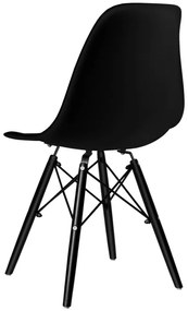 Jedálenská stolička MILANO čierna