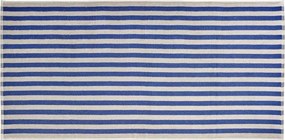 Modrá/krémovobiela froté osuška z bio bavlny 70x140 cm Arto – Blomus