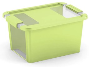KIS Úložný Bi box S, 11 litrov priehľadná / zelená farba
