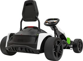 Ramiz Detská motokára na batérie Fast 3 Drift biela + funkcia Drift + motory 2x150W + rádio LED + pásy