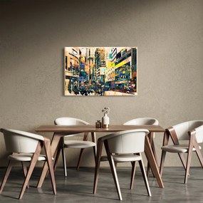Obraz maľované abstrakcie (90x60 cm)