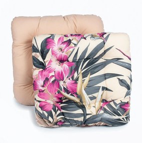 Podsedák na stoličke 40x40 cm - orchidey