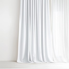 Goldea dekoračný záves - biely 240x150 cm