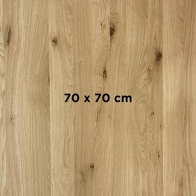 DUBLINO OAK PREMIUM 27 MM - MASÍVNA STOLOVÁ DOSKA 70 x 70 cm