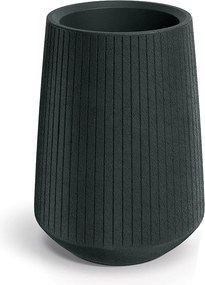 Plastový květináč COROS BOWL HIGH 40 cm tmavě šedý