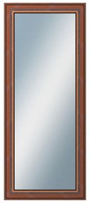 DANTIK - Zrkadlo v rámu, rozmer s rámom 50x120 cm z lišty ANGLIE hnedá (561)