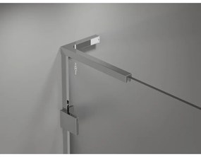 Mexen Lunar-B L výklopný sprchový kút pravý 90 x 70 cm, číre sklo, chrómová, 832L-090-070-01-00-P