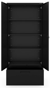 Megan Czarny - szuflada na dokumenty 195cm