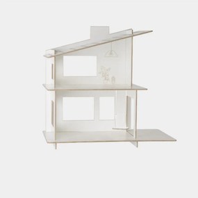 Detský drevený domček pre bábiky vila