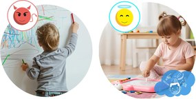 Puzzle magnetická tabuľa tangram pre deti Ricokids RK-823