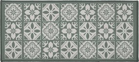 Zelená textilná kúpeľňová predložka 50x120 cm Constantine – douceur d'intérieur