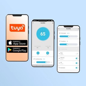 WEBBER Odparovací zvlhčovač vzduchu s antibakteriálnym filtrom Webber COMO EH4001