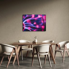 Abstraktný fialový obraz (70x50 cm)