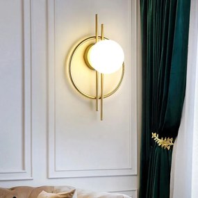 Toolight Toolight, LED nástenné svietidlo 50cm APP1436-W, zlatá, OSW-05052