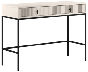 Toaletný stolík Maggiore 104 cm kašmír/čierny