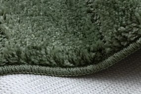 Kúpeľňový koberček SUPREME LINES línie, zelený