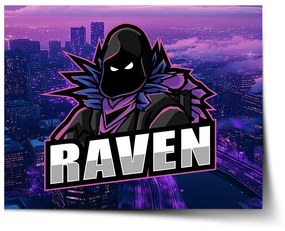 Sablio Plagát FORTNITE RAVEN Steampunk mesto - 90x60 cm