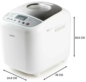 DOMO B3976 domáca pekáreň, biela