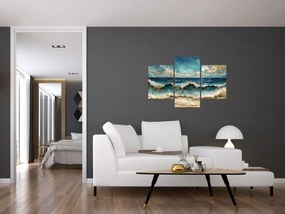 Obraz - Maľba mora (90x60 cm)