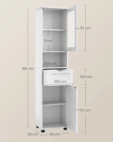 Kúpeľňová skrinka BBK163W01