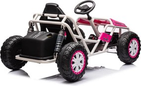 LEAN CARS Elektrické autíčko Buggy A8812 24V, ružové