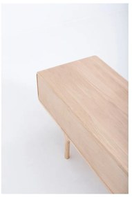 TV komoda z masívneho dubového dreva s 3 zásuvkami Gazzda Fawn