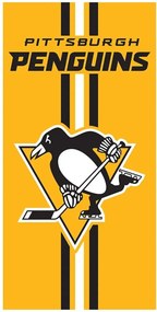 Hokejová bavlnená osuška NHL Pittsburgh Penguins - motív Prestige - 100% bavlna - 70 x 140 cm