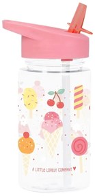 A Little Lovely Company Detská fľaša so slamkou Ice-cream 450 ml