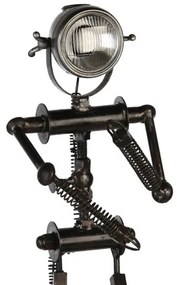 Industry stojaca lampa BLACK ROBOT 80*30