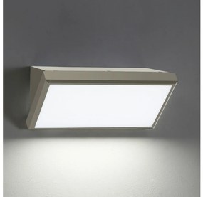 Brilagi - LED Vonkajšie nástenné svietidlo TRIANGLE LED/20W/230V šedá IP65 BG1704